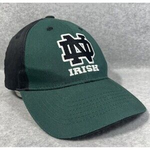 Notre Dame Hat Captivating Headgear OSFM Fighting Irish‎ Adjustable Strap Green